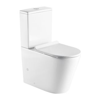 Унитаз-компакт Azario Maro AZ-2125A-R безободковый с бачком и сиденьем микролифт